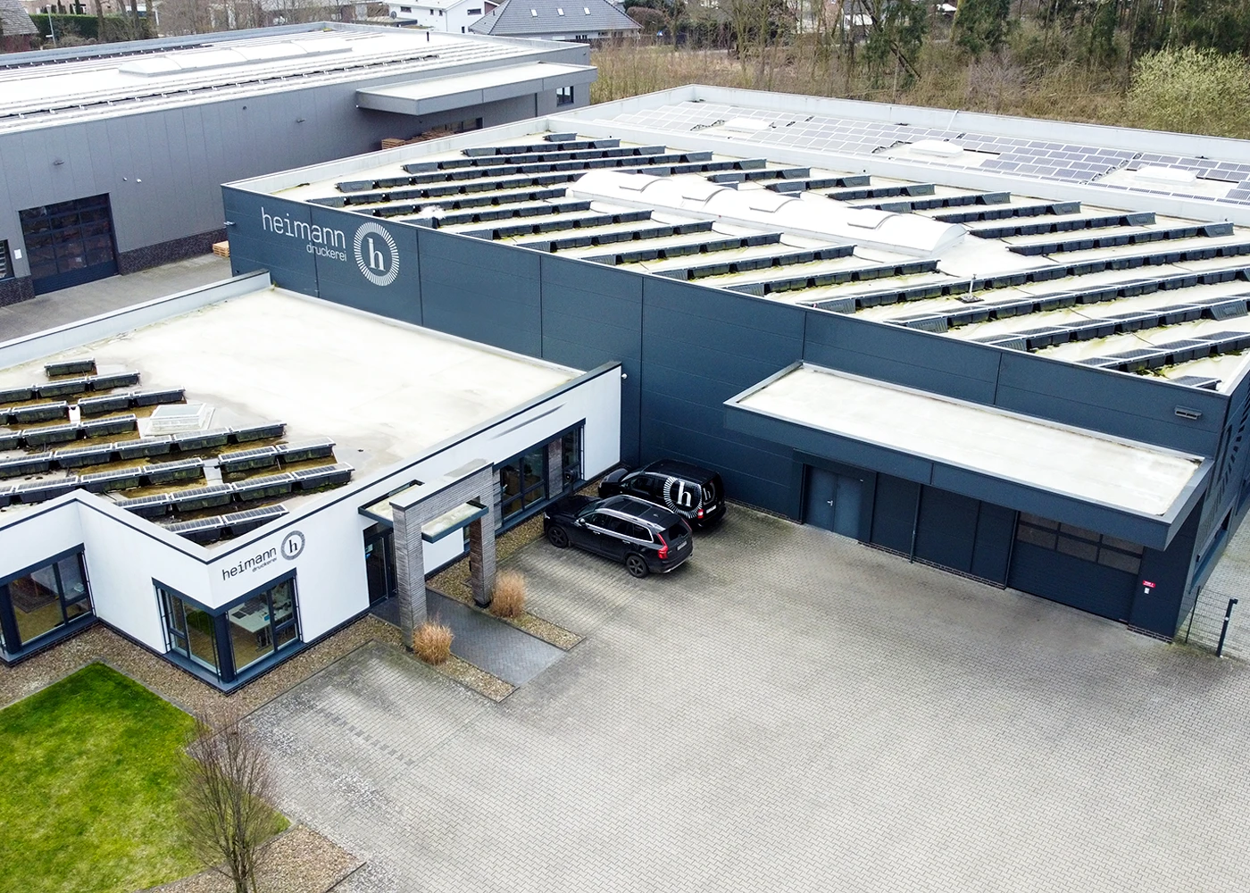 Gebäude der Druckerei Heimann Ansicht 1